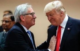 Трамп и Юнкер договорились о прекращении торговой войны